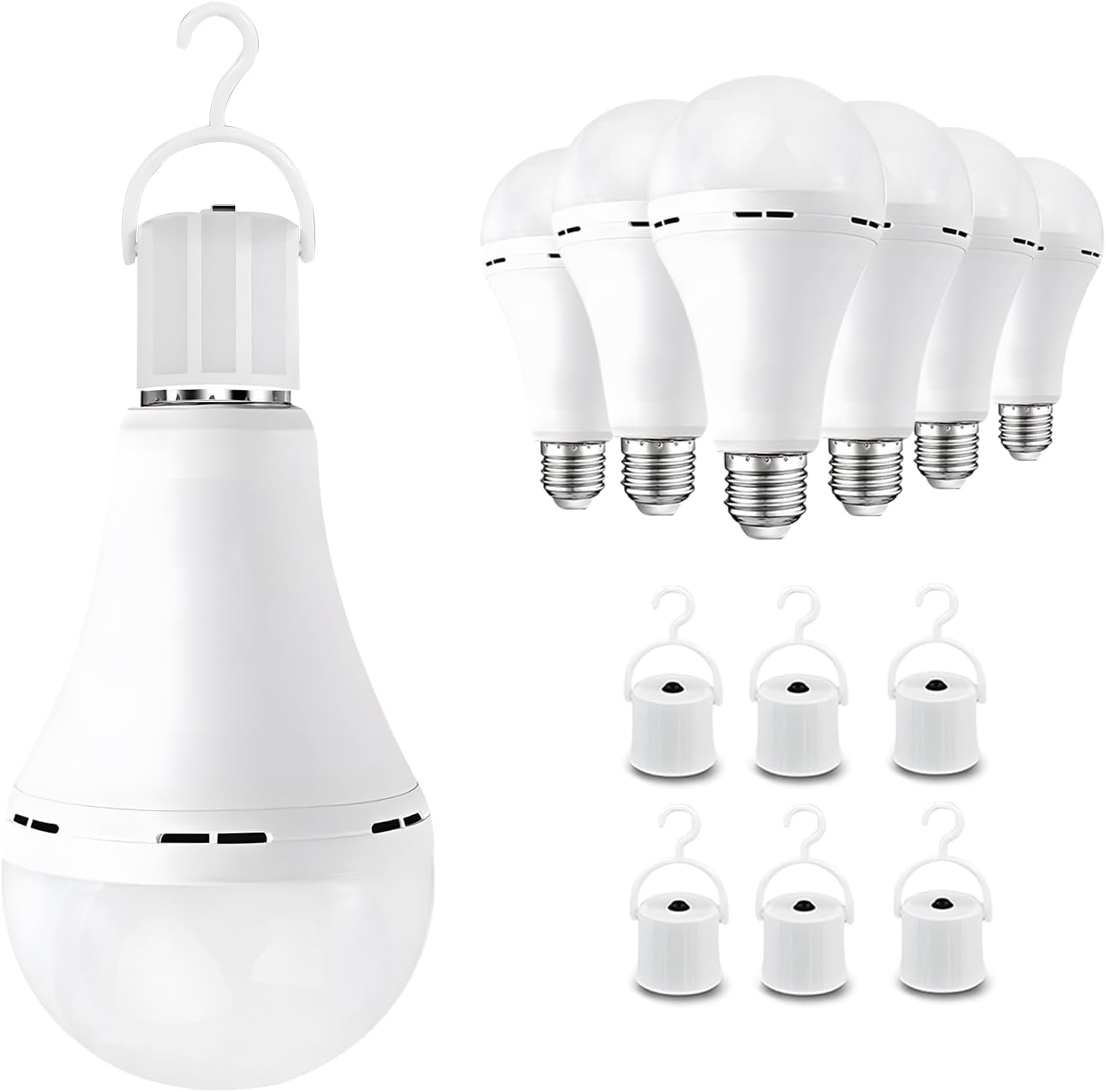 Bombillas recargables de emergencia 6Pk